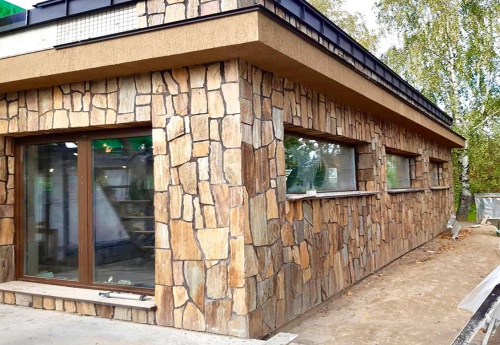 Плитняк кора дерева для фасада купить в Костроме