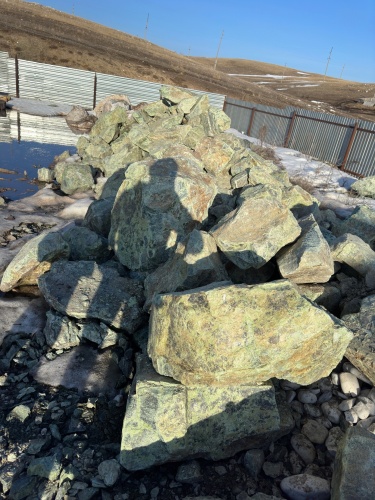 Камни для ландшафтного дизайна зелёные 10-60 килограмм купить в Костроме