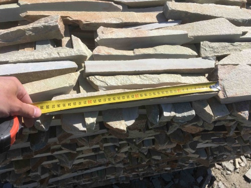 Горбушка златолит золотистый для облицовки купить в Костроме