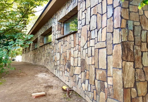 Плитняк кора дерева для цоколя, отмостки купить в Костроме