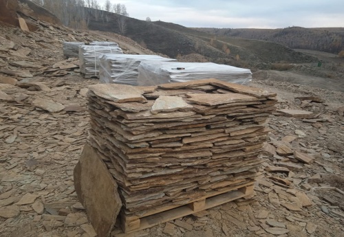 Плитняк кора дерева для цоколя, отмостки купить в Костроме