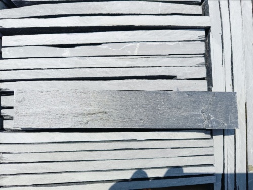 Плитка чёрная из натурального камня фасадная 30 см * 5 см, толщина 7 мм -30 мм купить в Костроме